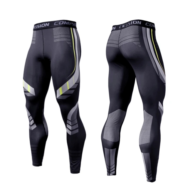 Running Compression Pants Tights Men Sports Leggings Fitness Sportswear Long Trousers Gym Training Pants Skinny Leggins Hombre C8