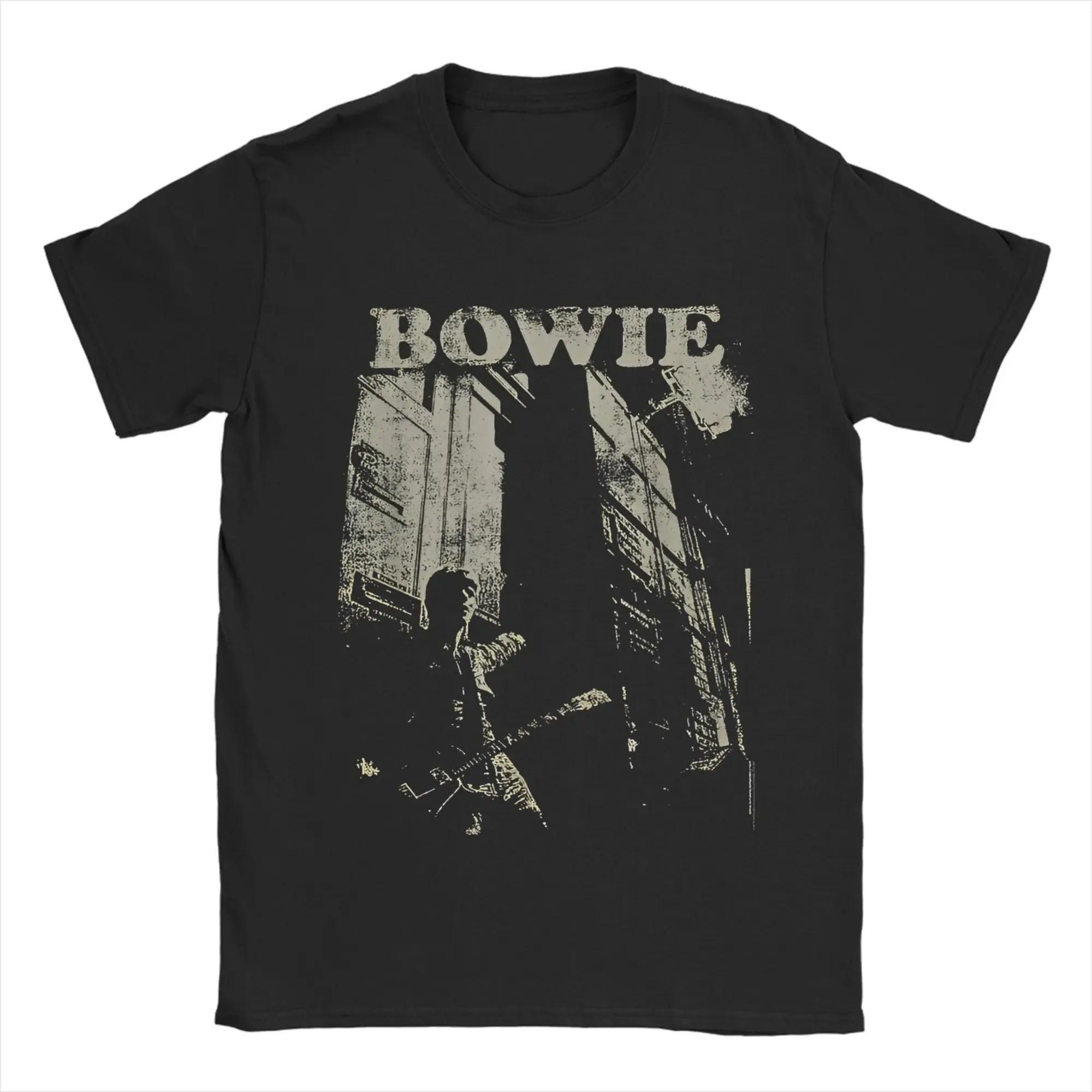 Heißer Verkauf Davids Bowied Klassisches Poster-Print T-Shirt für Damen und Herren, locker geschnitten, lässig, übergroß, O-Ausschnitt, Baumwolle, Kurzarm, Sommer, neues T-Shirt