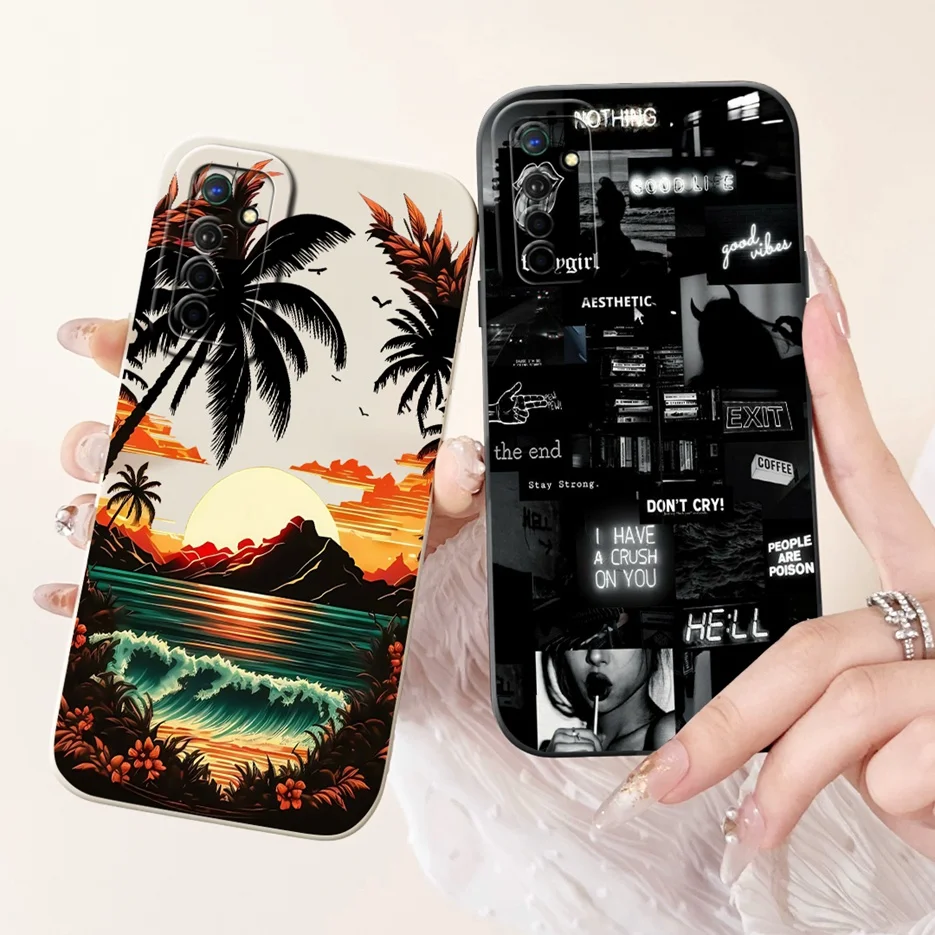 Luxury Floral Candy Painted Soft TPU Phone Case