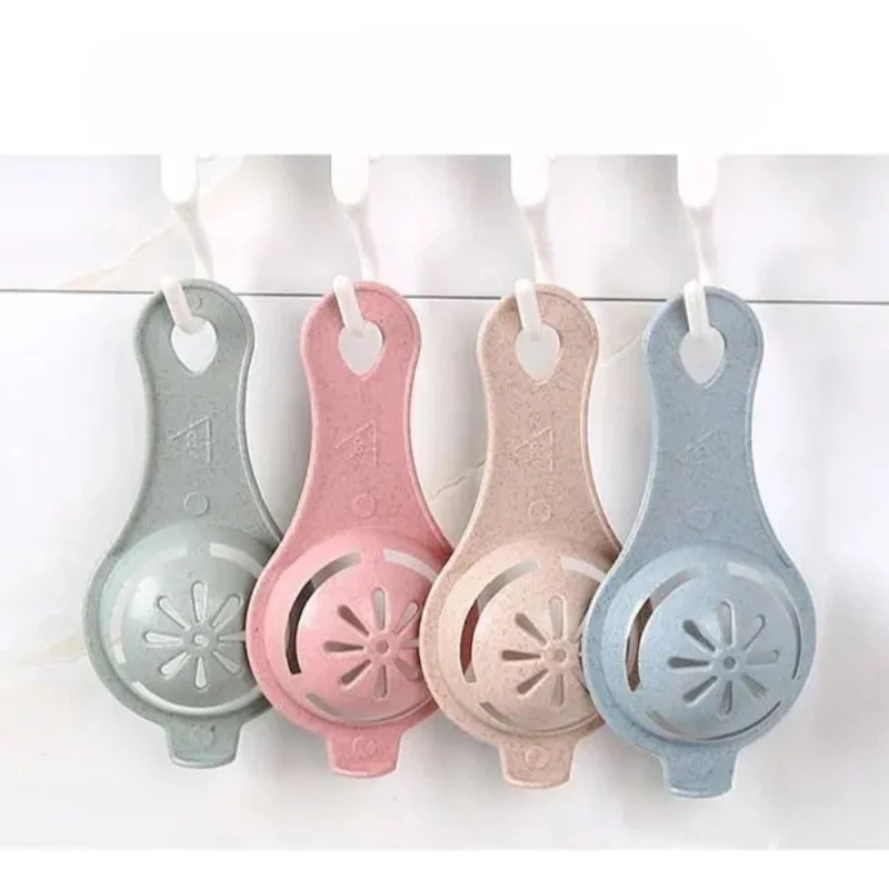 Eggshell Separator Egg Separator Egg White Yolk Separator Holder Kitchen Cake Tools Clear Liquid Filter Gadget Dinner Cooking Sieve Divider Portable Storage