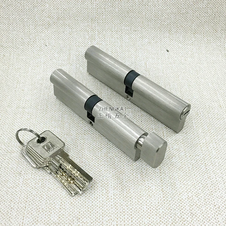 

Door Cylinder 120mm Security For 90-100mm Thickness Door Lock Cylinder Interior Bedroom Living Lock Handle 5 pcs Brass Key