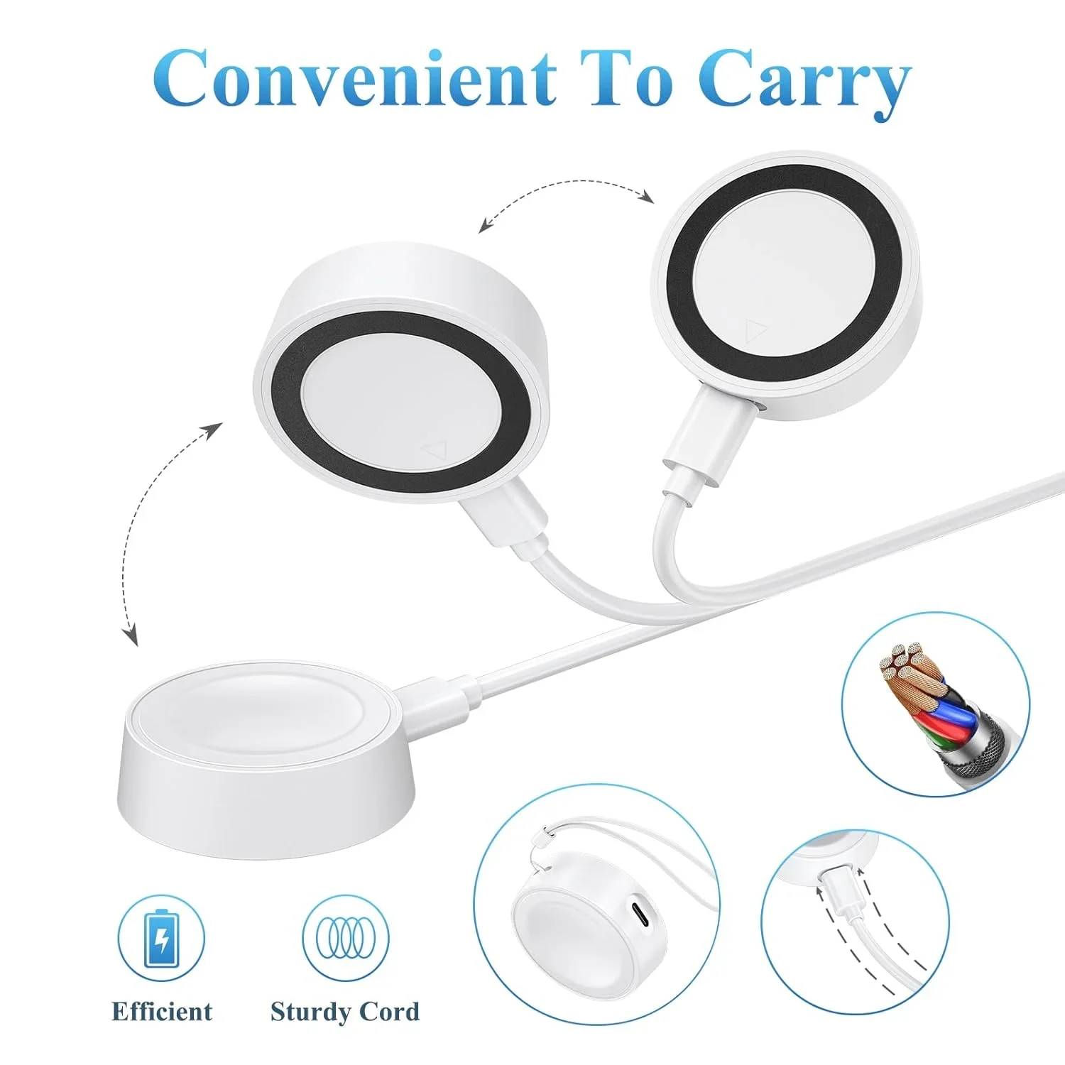 Enhanced Fast Charger for Samsung Galaxy Smart Watches - Efficient USB Charging Accessory