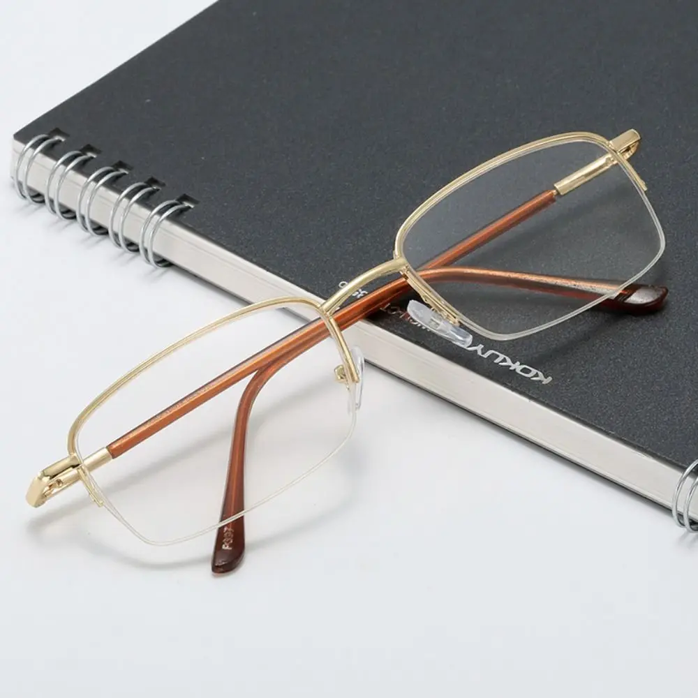 Vintage Eye Protection Reading Glasses Ultralight Metal Square Eyeglasses Optical Spectacle Eyeglass Men Women