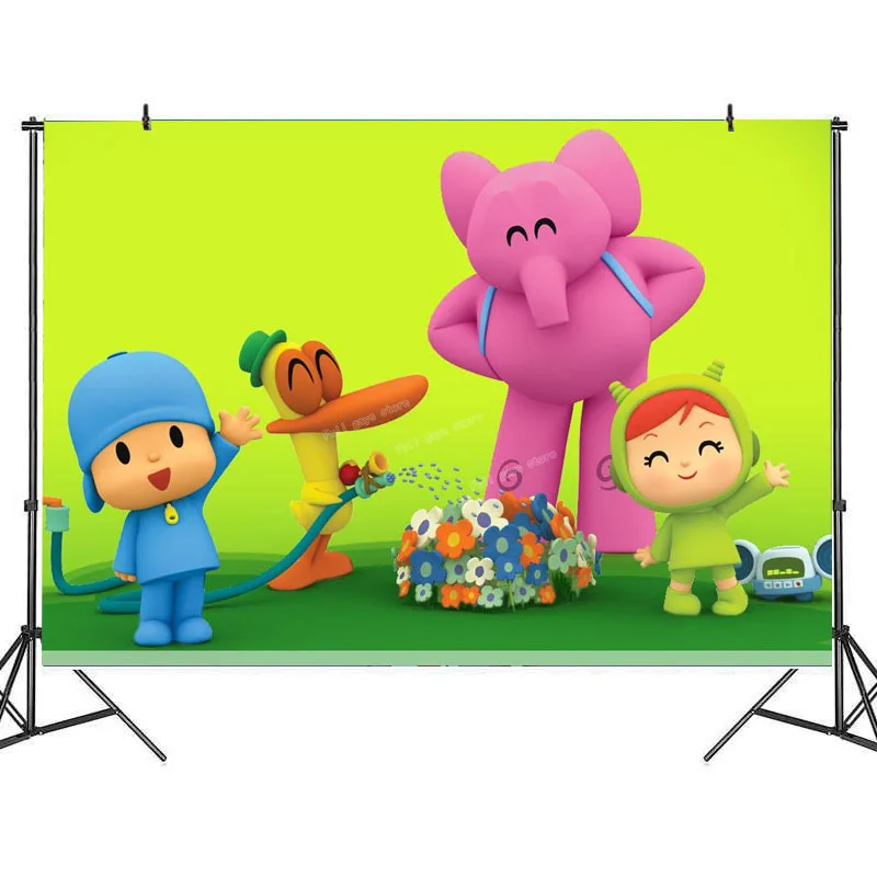 Contexto dos desenhos animados anime pocoyo tema fotografia