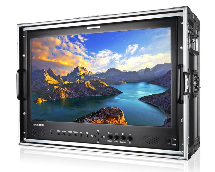 SEETEC 21.5" IPS Broadcast Director Monitor P215-9HSD-CO Carry-on with Full HD 1920x1080 3G-SDI HDMI AV YPbPr