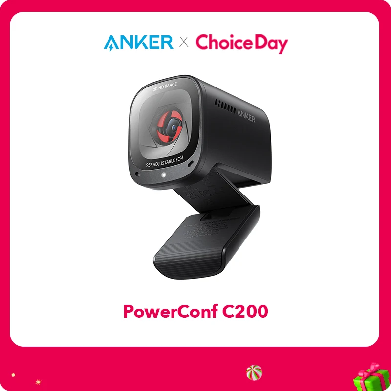 веб камера для пк Anker PowerConf C200 2K USB фотоаппарат web camera
