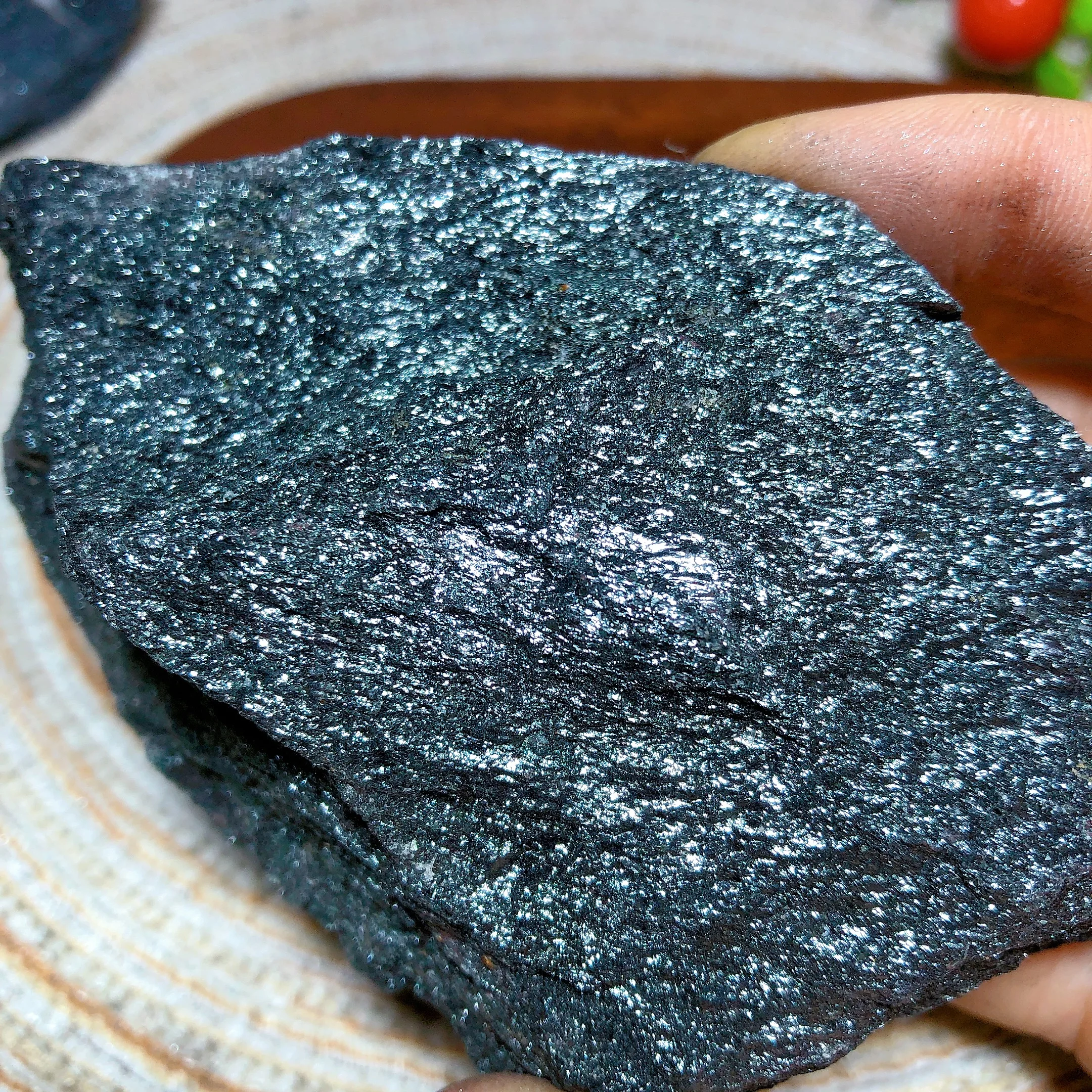 Natural Crystals Silver Hematite Raw Specimen Mountain High Quality Gemstones Home Decorations Room Decor Mineral Ore 3