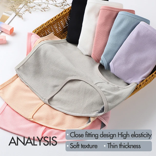 Plus Size High Waist Briefs 8pcs Women Panties Soft Breathable Lingerie - Image 5