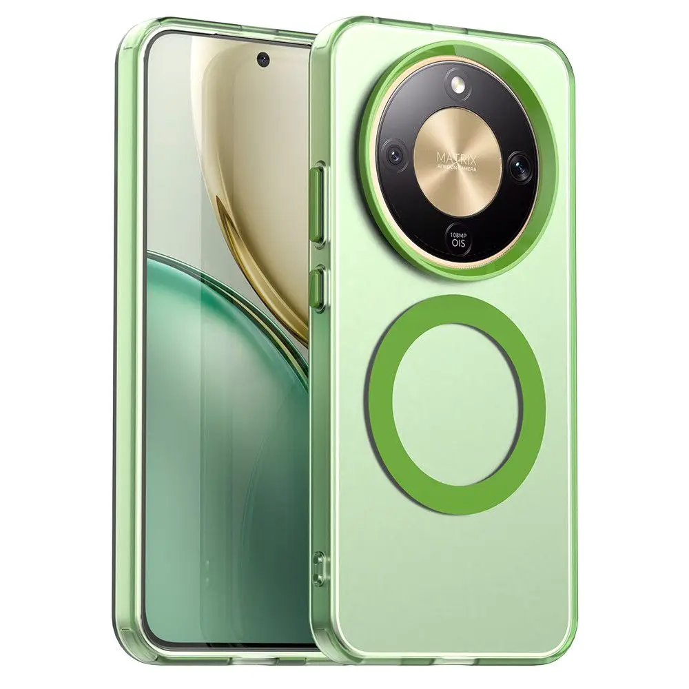 Luxury Skin Feel Candy Magnetic Cover | Shockproof & Wireless Charging Compatible Case