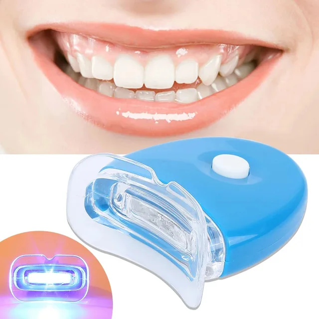 Portable LED Teeth Whitening Light Blue Light Teeth Bleaching Whiten Lamp Home Use Oral Care Lamp Tool Dentals Whitening Kit