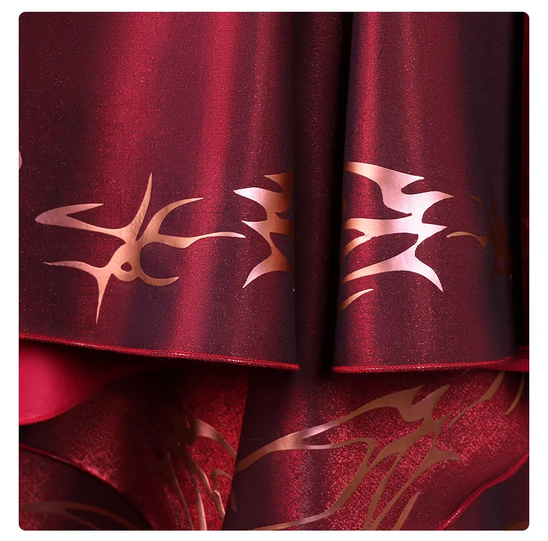 Fantasy Red Dress Cosplay Costume