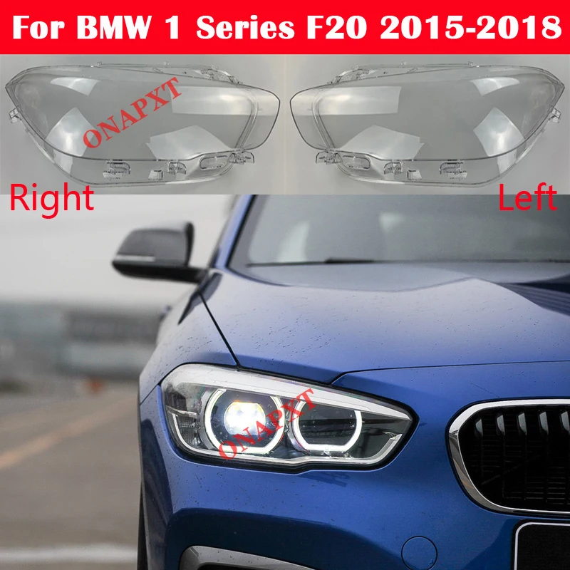 F21 Headlight Lens Covers Replacement for 1 series F20 2011-2015 Before Facelift LEFT cover 