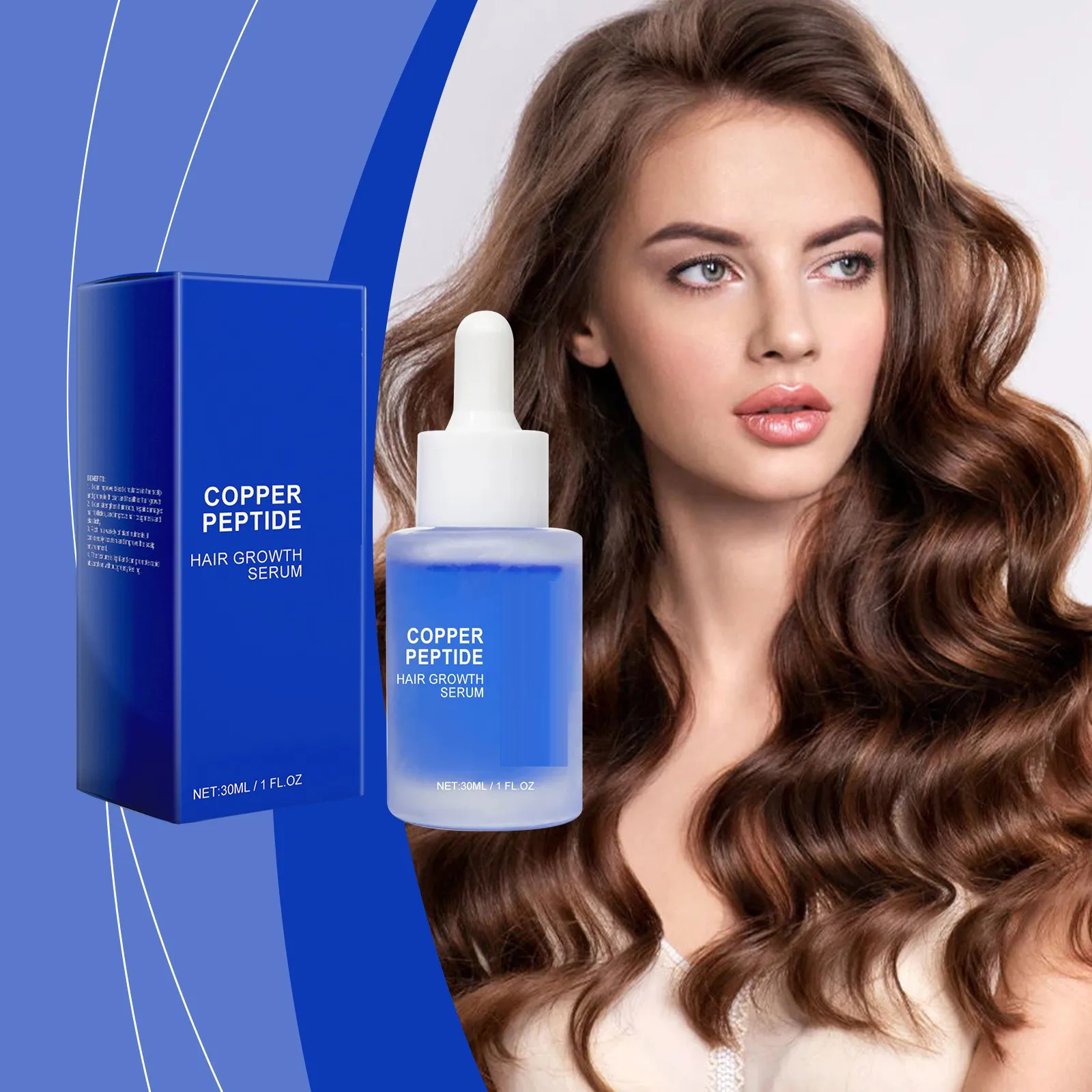 1/3 PCS Copper Peptide Hair Care Nourishing Scalp And Hair Root Repairing And Moisturizing 30ml
