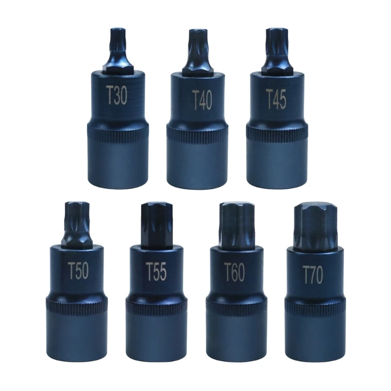 Torx Screwdriver Bits 1/2inch Socket Bit Adapter T30 T40 T45 T50 T55