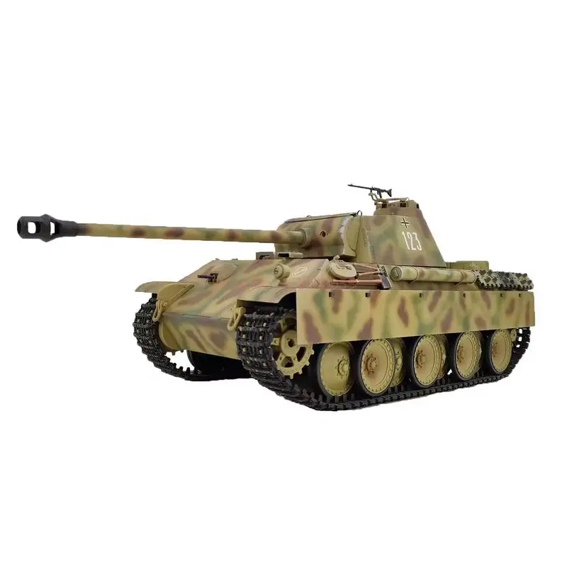 Henglongku Bingke German "Leopard" G-type military remote-controlled main battle tank 1:16 electric battle competition model 6