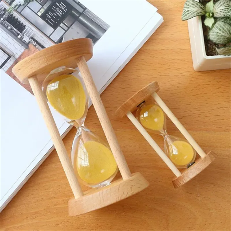 1/3/5 Minutes Wooden Hourglass Mini Desktop Decoration Sand Clock Creative Timers Sandglass Hourglass Kitchen for Kids Gift sand timer,liquid hourglass timer,colored hourglass