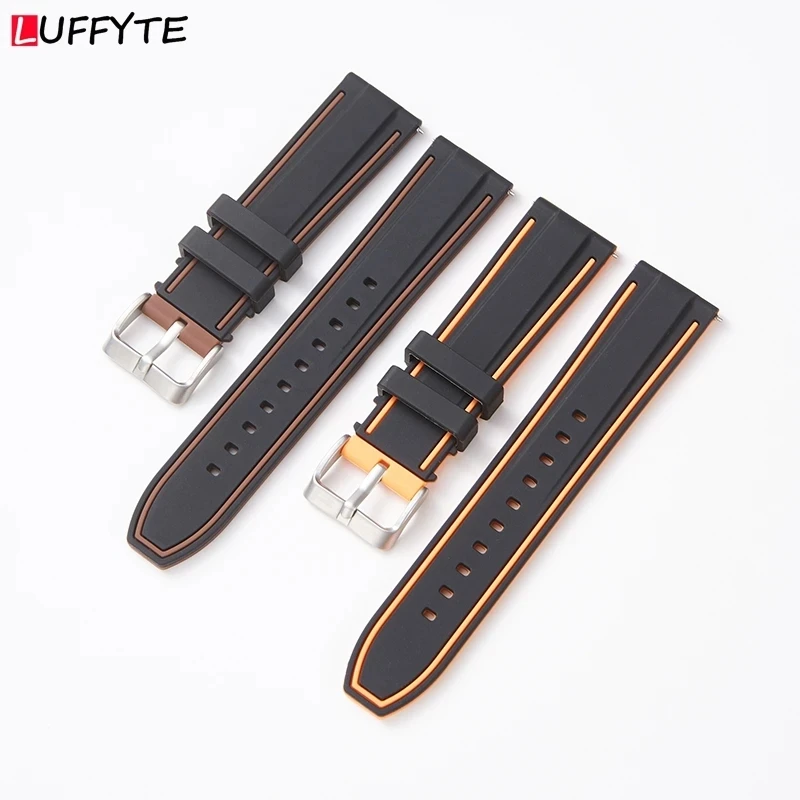 Silicone Soft Leisure Watchband - Quick Release Strap