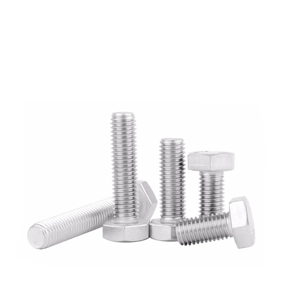 【Exclusive】 5-100Pcs/Lot Aluminium Alloy M5M6M8M10M12M16 Hexagon Bolt Din933 Mountain Bike Antirust Hexagonal Screw.