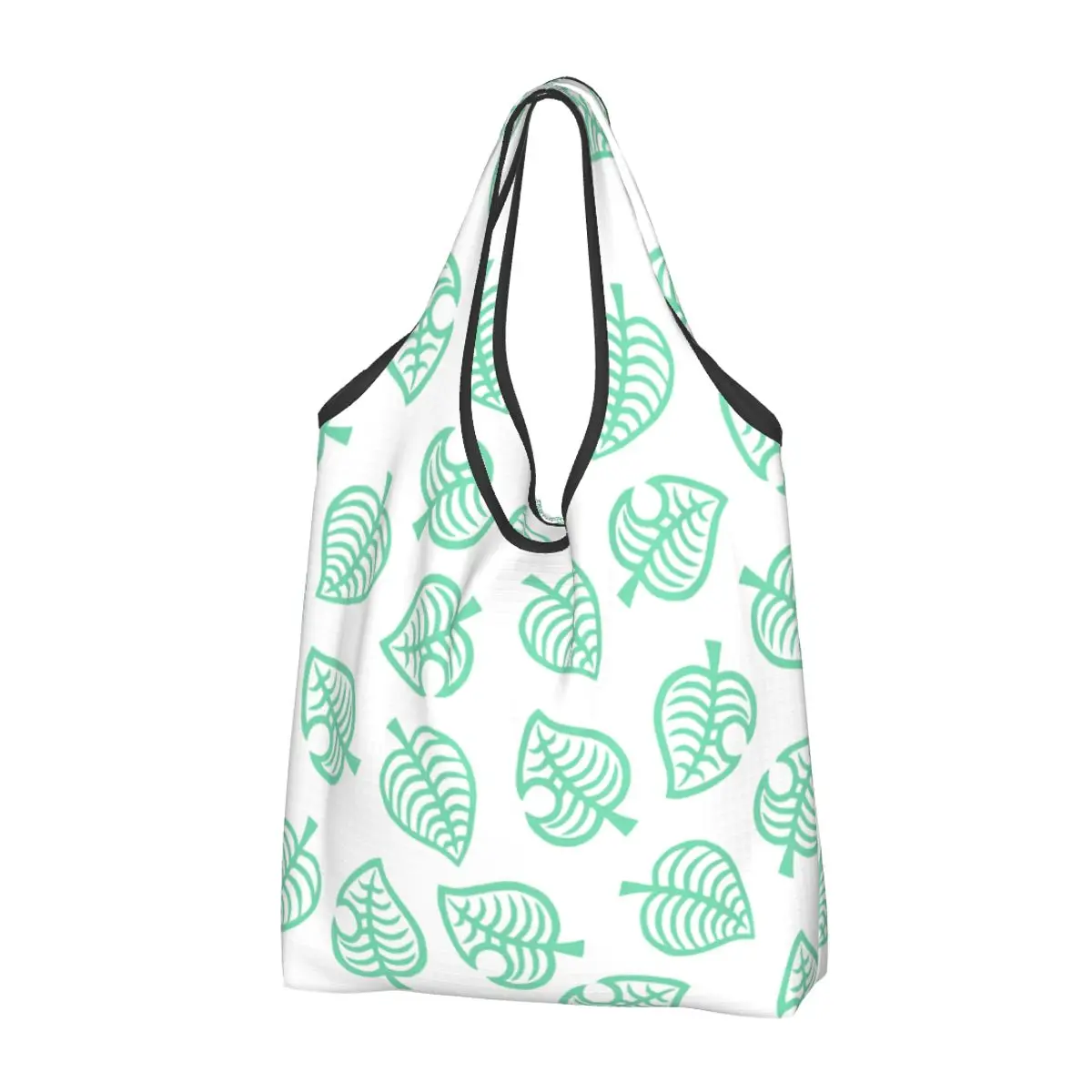 

Animal Crossing Reusable Shopping Grocery Bags Foldable 50LB Weight Capacity Eco Bag Eco-Friendly Washable