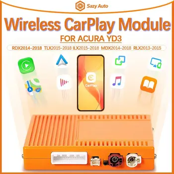 Auto Senza Fili Android Auto Apple CarPlay Tv Box Per Acura RDX TLX ILX RLX MDX YD3 Radio Sistema Intelligente Aggiornato OEM Schermo Della Macchina Fotografica