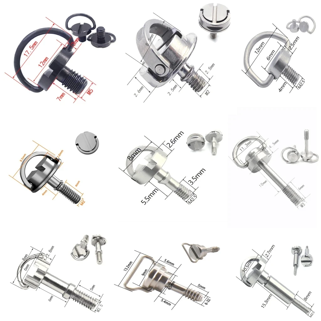 Camera Mount Screw Quick Release Plate Adapter Screw M2 M2.5 M3 M5 Stainless Steel For Tripod Monopod Ballhead 1pc,camera accessories,camera screw mount,screw mount adapter,metal screw adapter,camera mount bracket,quick release kit
