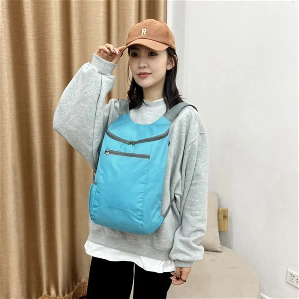 Daypack Waterproof Folding Backpack Ultralight 15L Packable Backpack Foldable Camping Backpack for Hiking Cycling