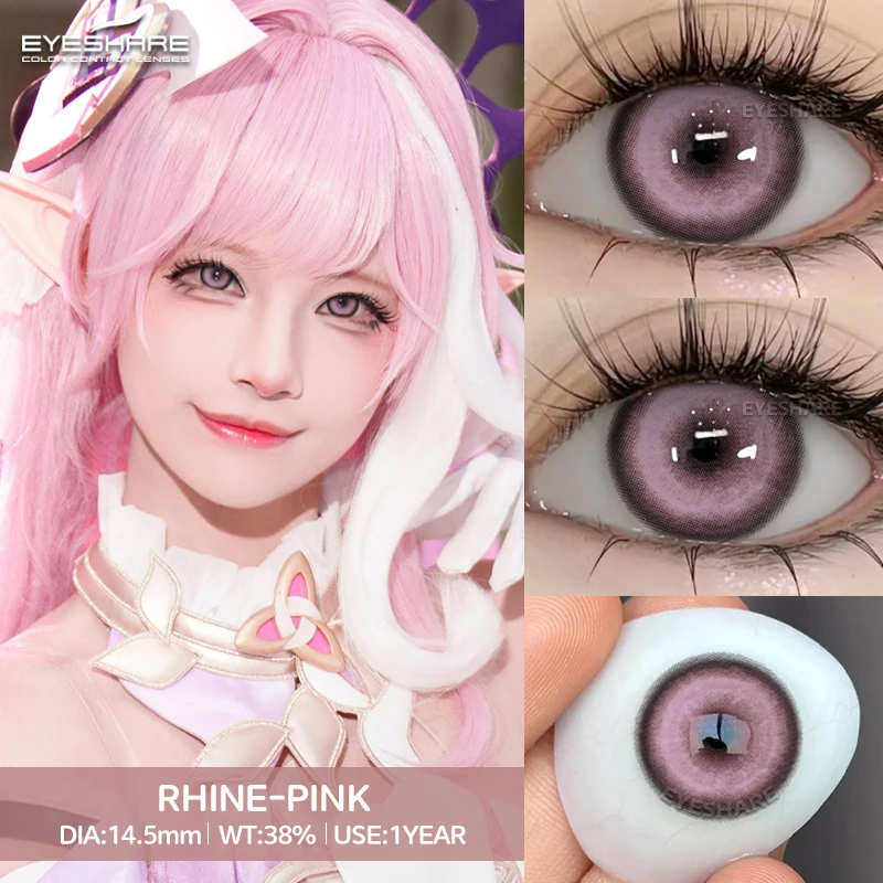 Vibrant Anime Cosplay Color Contact Lenses for Halloween Makeup – Fast Shipping