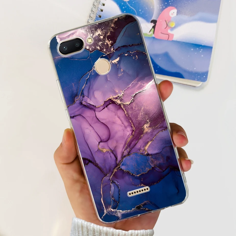 Cute Painted Clear Silicone Phone Case - Soft TPU Shell with Bumper Protection