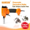 KAMSIN Pneumatic Decorative Pin Nailer with Loading Board, Finish Upholstery Tacks Stapler for Furniture 1