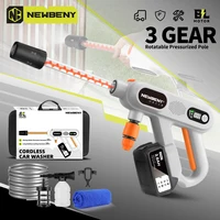 NEWBENY 250Bar High Pressure Brushless Car Washer 3 Gears Cordless Efficient Garden Irrigation Spray Gun For Makita 18V Battery 1