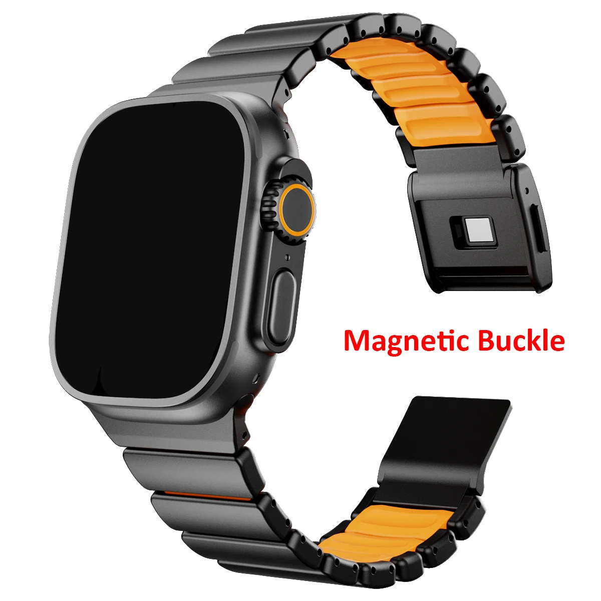 Men's Luxury Stainless Steel Watch Band - Premium Metal Bracelet