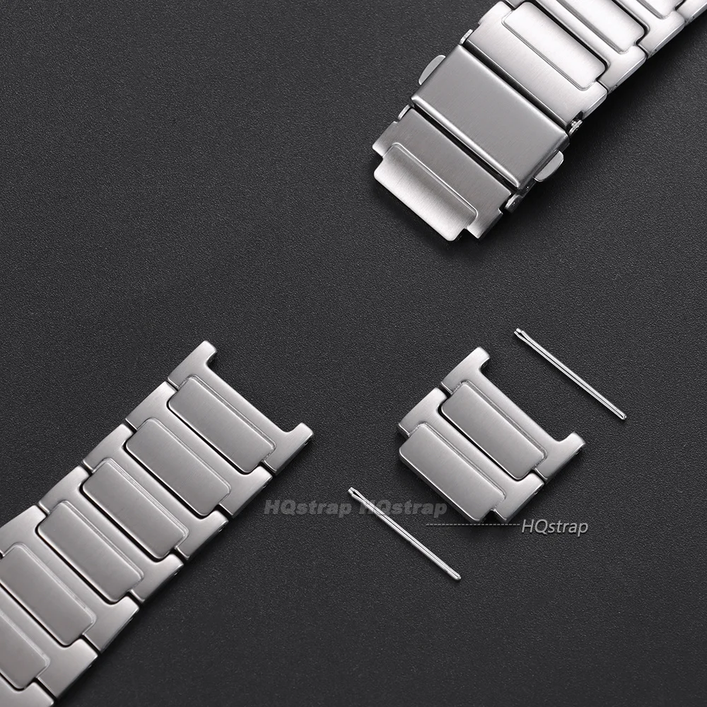 Sleek Quick Release Stainless Steel Smart Watchband Replacement Strap