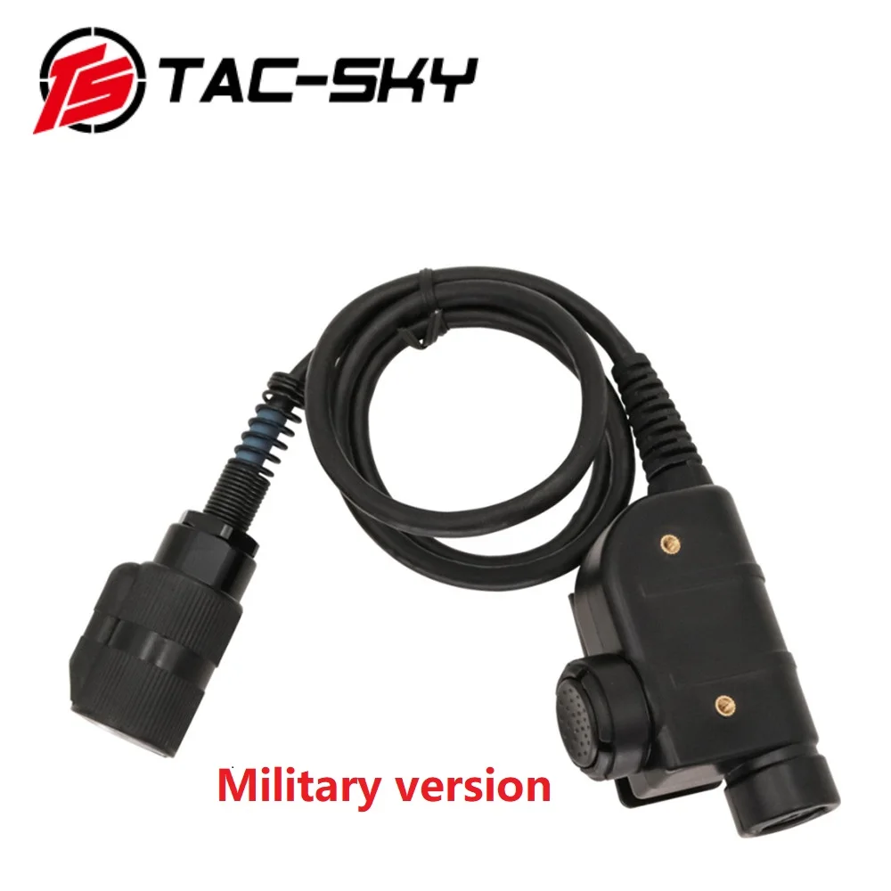 

TAC-SKY SILYNX Military Version PTT Adapter AN/PRC 148 152 PTT 6 Pin Silynx Ptt Compatible with NATO PLUG Original Headset