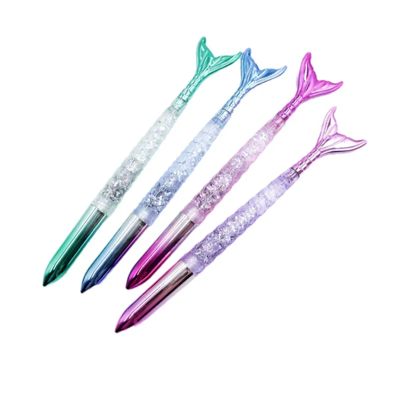 

40Pcs Cartoon Korean Mermaid Gel Pen Students Girl Neutral Pens Kids School Office Signature Pen Kawaii Stationery