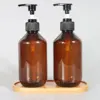1/2pcs Bamboo Vanity Tray Bathroom Counter Tray for Organizing Bottles Candle Perfume Decorative Small Oval Platter 3