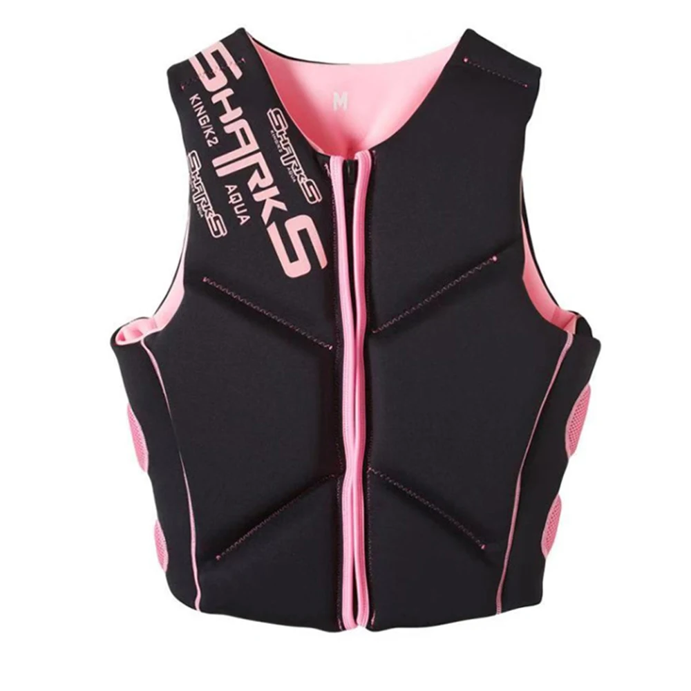 Neoprene Life Jacket for Adult, Super Buoyancy, Surf Raft, Kayak, Fishing Jet Ski, Water Sport, Swimming Rescue