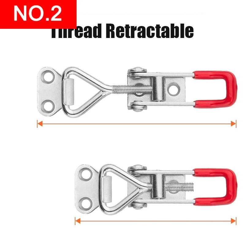 Adjustable Toolbox Case Metal Toggle Latch Catch Clasp Quick Release Clamp Anti-Slip Push Pull Toggle Clamp Tools