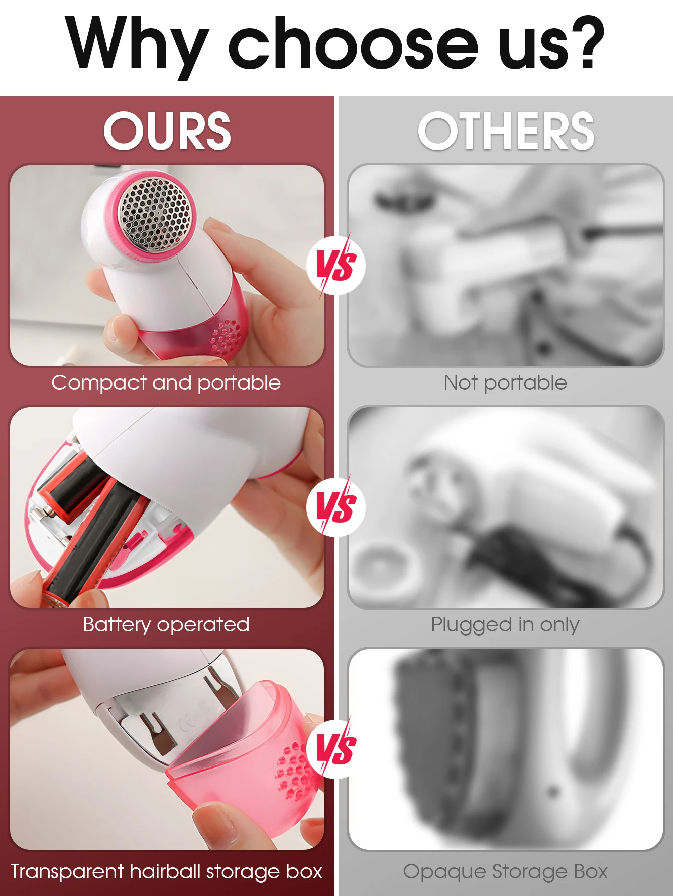 Electric Lint Remover Rechargeable Pellet Fabric Shaver For Clothing Clothes Fluff Remover Portable Hair Balls Fuzz  Removal 2