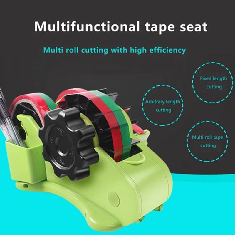 Heat Tape Dispenser, 1 and 3 Inch Core, Multi-Roll Cut Heat Resistant Thermal  Tape for