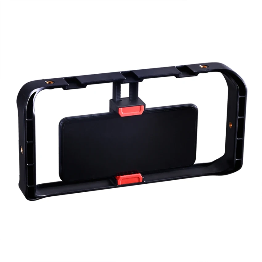 M-REMOTE Smartphone Video Rig w 3 Shoe Mounts Filmmaking Case Handheld Phone Video Stabilizer Grip Tripod Mount Stand 4.8 phone cage phone shooting rig