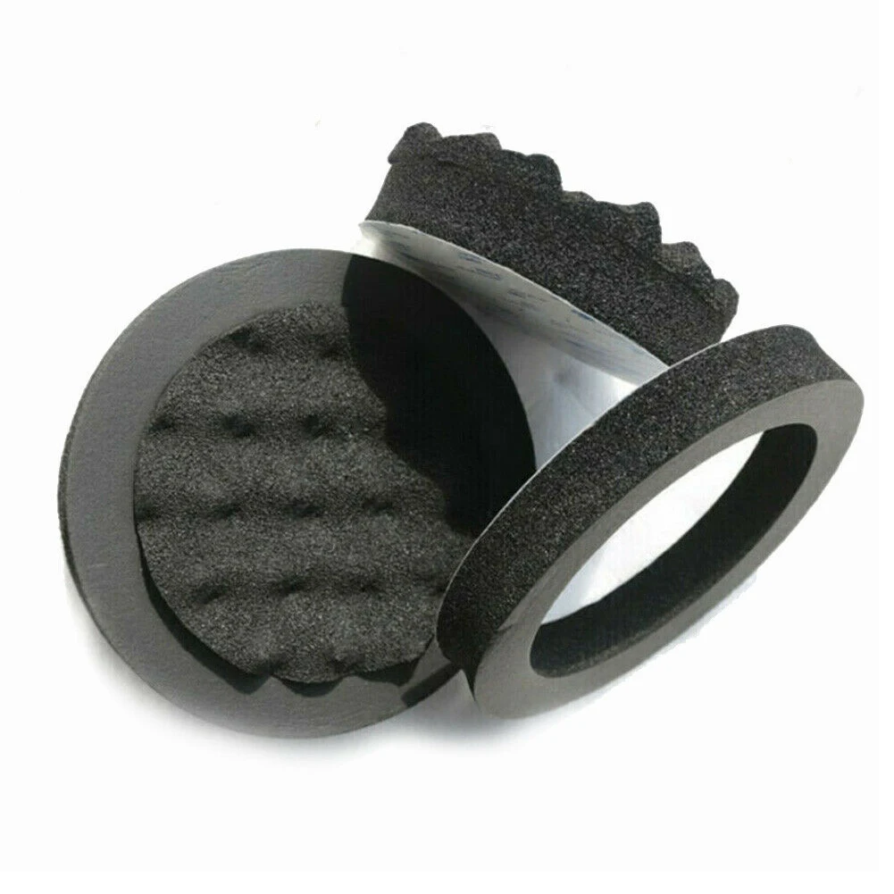 

4PCS Universal 6.5" Car Door Speaker Insulation Ring Woofer Foam Wave Pad Sound Noise Useful Soundproof Protective Pad