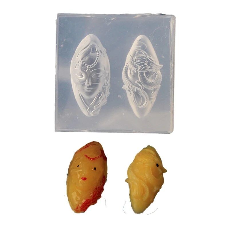 DIY Dragon Sticker Mold Creative Nails Art Mould Decorations for Manicurist