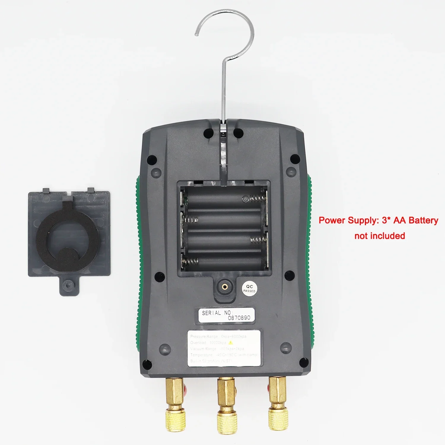 Refrigeration Pressure Tester DY517 Pressure Gauge Refrigeration Digital Vacuum Pressure Manifold Tester Air Conditioning Temperature Tester Valves Tool Kit