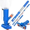 Upgrade 40" Portable Pool Vacuum Cleaner,Pool Underwater Vacuum Jet Cleaner w/Brush 3