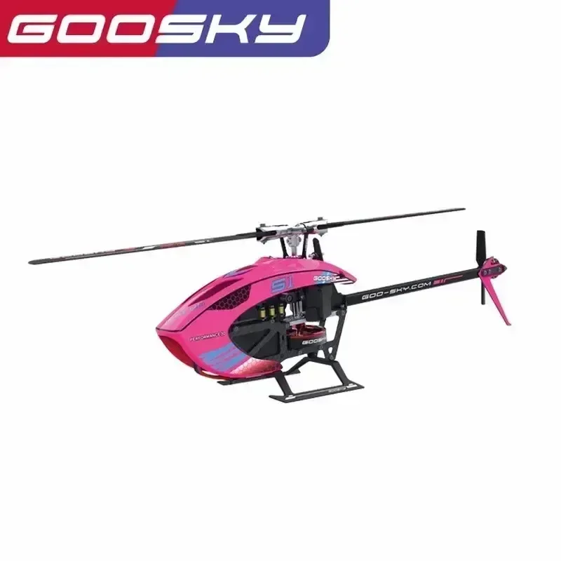 Remote-Controlled Helicopter Aircraft Goosky S1 Bnf/Rtf 6ch 3d Stunt Double Brushless Motor Direct Drive Motor Flybarless Rc Toy 5