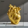 Resin Flowerpot Home Decoration Heart Shape Vaseds 2