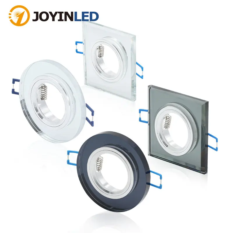 4Stks/partij Crystal Led Inbouw Plafond Gemonteerd Frame Beugel MR16 GU10 Lamphouder Socket Fitting Spot Armatuur