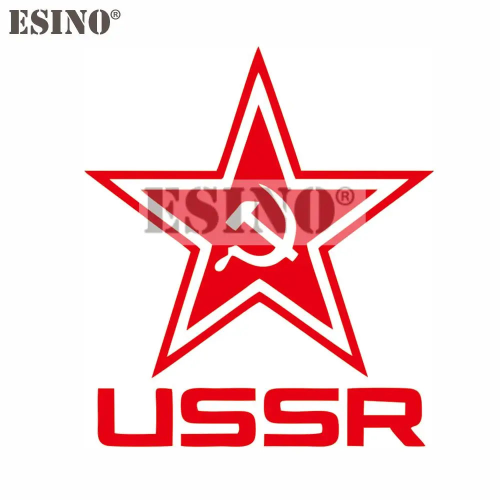 

Car Styling Creative Funny Russia USSR Star Car Decorative Decal Cartoon PVC 3D Carving Car Body Sticker Pattern Vinyl