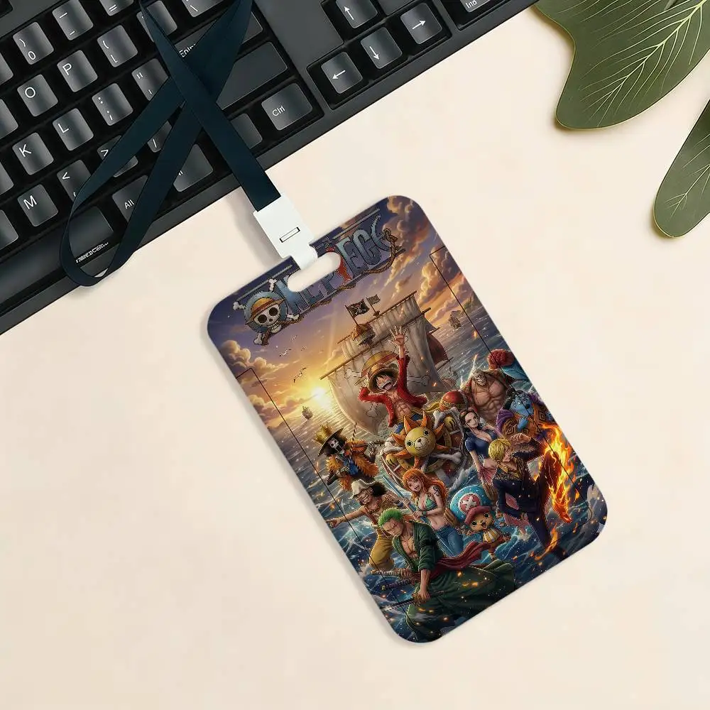 Anime One Piece Kartenhalter Kartenetui für Bank-, Kredit-, Studenten-, ID-, U-Bahn-, Arbeitsausweis, Ausweishalter, Türkartenhalter – Detail 5