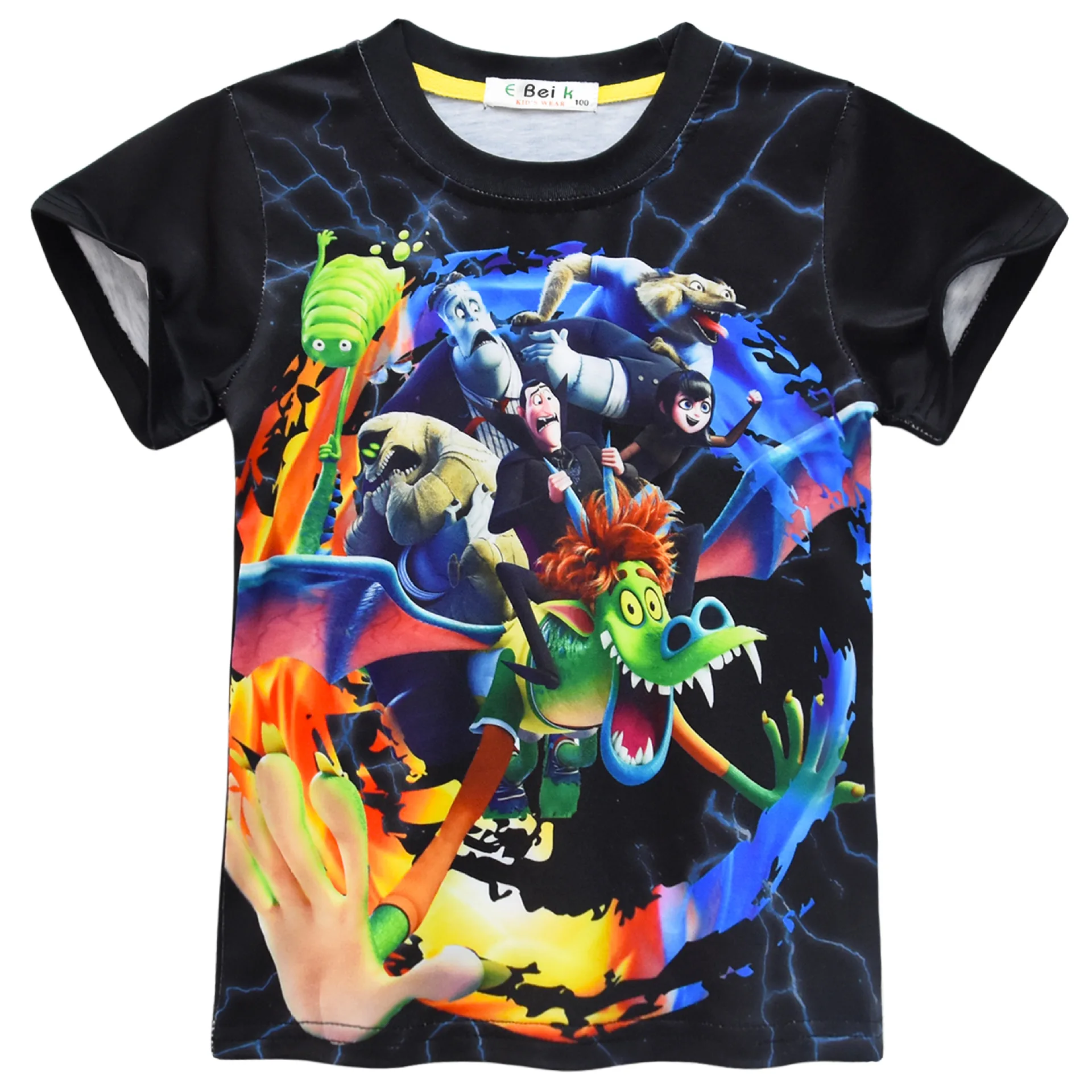 2022 Summer Kids Anime T-Shirt Per Ragazzi Cartoon Hotel Transilvaniaing Tshirt Top Ragazze Manica Corta In Cotone Tshirt Bambini Tees